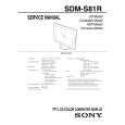 SONY SDMS81R Service Manual cover photo