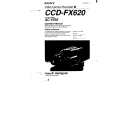 SONY CCD-FX620 Owner's Manual cover photo