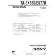 SONY TAEX660 Service Manual cover photo