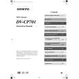 ONKYO DV-C701 Owner's Manual cover photo