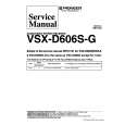 PIONEER VSXD606SG Service Manual cover photo