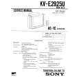 SONY KVE2925U Service Manual cover photo