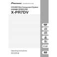 PIONEER XV-PR7DV/NXCN/HK Owner's Manual cover photo