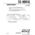 SONY SS-H991G Service Manual cover photo