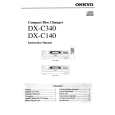 ONKYO DX-C140 Owner's Manual cover photo