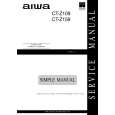 AIWA CTZ109 Service Manual cover photo