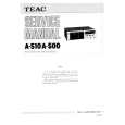 TEAC A-500 Service Manual cover photo