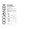 KENWOOD KXW6060 Owner's Manual cover photo