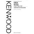 KENWOOD M62 MIDI Owner's Manual cover photo