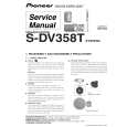 PIONEER S-DV358T/XTW/EW5 Service Manual cover photo