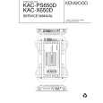 KENWOOD KACX650D Service Manual cover photo