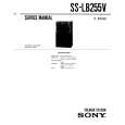 SONY SS-LB255V Service Manual cover photo