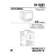 SONY KVR14P1 Service Manual cover photo