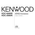 KENWOOD KDC-6060R Owner's Manual cover photo