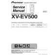 PIONEER XV-EV500/DLXJ/NC Service Manual cover photo