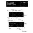 KENWOOD KA880D Service Manual cover photo