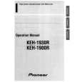 PIONEER KEH-1930R Owner's Manual cover photo