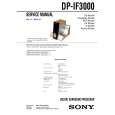 SONY DP-IF3000 Service Manual cover photo