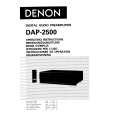 DENON DAP-2500 Owner's Manual cover photo