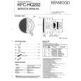 KENWOOD KFCHQ202 Service Manual cover photo