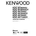 KENWOOD KDC-BT8044U Owner's Manual cover photo