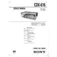 SONY CDX616 Service Manual cover photo