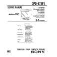 SONY CPD-17SF1 Service Manual cover photo