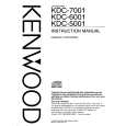 KENWOOD KDC6001 Owner's Manual cover photo