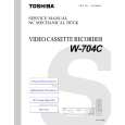 TOSHIBA W704C Service Manual cover photo