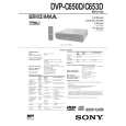 SONY DVP-C650D Owner's Manual cover photo