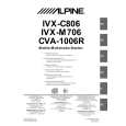 ALPINE IVXC806 Owner's Manual cover photo