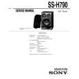 SONY SS-H790 Service Manual cover photo