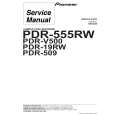 PIONEER PDR-19RW Service Manual cover photo