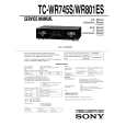 SONY TC-WR801ES Service Manual cover photo