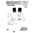 SONY SRS35 Service Manual cover photo