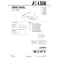 SONY ACLS5K Service Manual cover photo