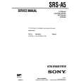 SONY SRSA5 Service Manual cover photo