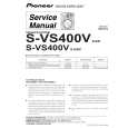 PIONEER S-VS400V/XJI/E Service Manual cover photo