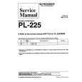 PIONEER PL-225 Service Manual cover photo