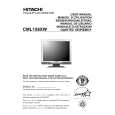 HITACHI CML158XW Owner's Manual cover photo