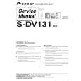 PIONEER S-DV131/XCN Service Manual cover photo