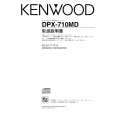 KENWOOD DPX-710MD Owner's Manual cover photo