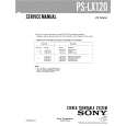 SONY PSLX120 Service Manual cover photo