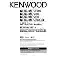 KENWOOD KDC-MP2035 Owner's Manual cover photo