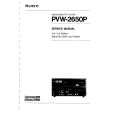 SONY PVW2650P VOLUME 1 Service Manual cover photo