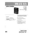 SONY WMA26 Service Manual cover photo