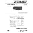 SONY XR5880R Service Manual cover photo