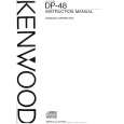 KENWOOD DP-48 Owner's Manual cover photo