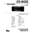 SONY CFS-W435S Service Manual cover photo