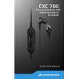 SENNHEISER CXC 700 Owner's Manual cover photo